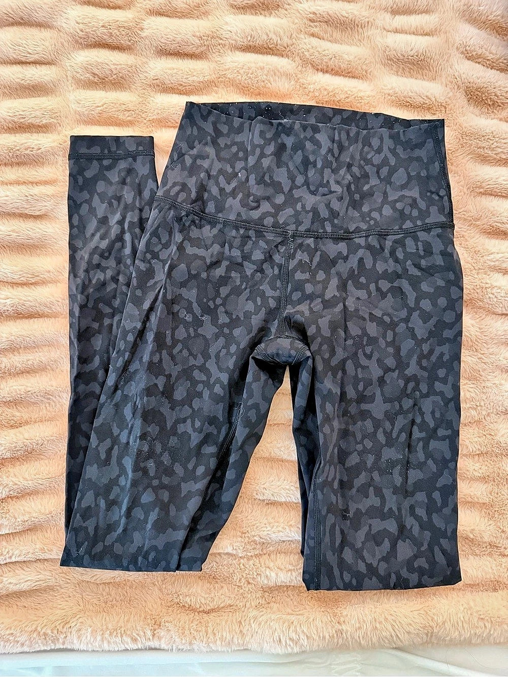 lululemon Align High-Rise Pant 28" Leggings Black & Gray Camo